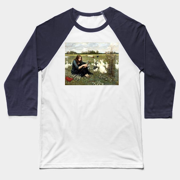 Goose Girl - Valentine Cameron Prinsep Baseball T-Shirt by forgottenbeauty